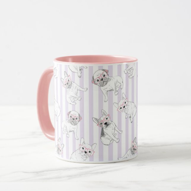 Niedliche Welpen Tasse (Vorderseite Links)