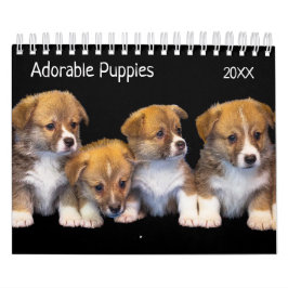 Niedliche WelpenFoto-Kalender für Haustiere Kalender