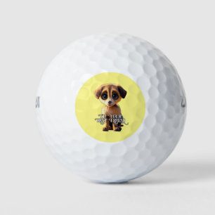 Niedliche Welpengolfbols Golfball