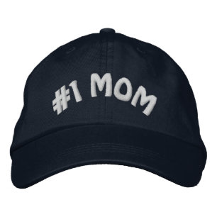 Niedliche Weltbeste Nummer 1 Mama Bestickte Baseballkappe
