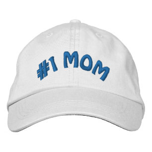 Niedliche Weltbeste Nummer 1 Mama Bestickte Baseballkappe