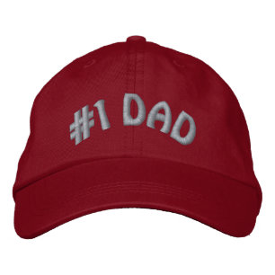 Niedliche Weltbeste Nummer 1 Vater Bestickte Baseballkappe