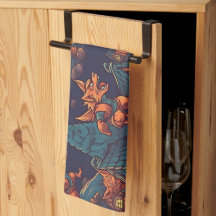 Niedliche Werwölfe rund um ein Dorf