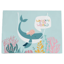 Niedliche Whale-Babydusche