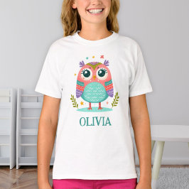 Niedliche Whimsical Baby Owl T-Shirt
