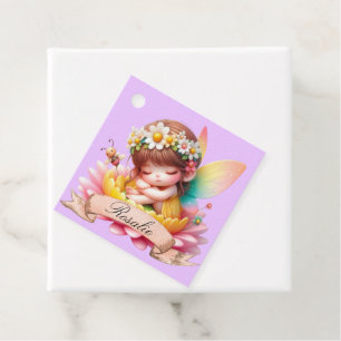 Niedliche Whimsical Blumenstrauß Träume Schlafmärc Geschenkanhänger