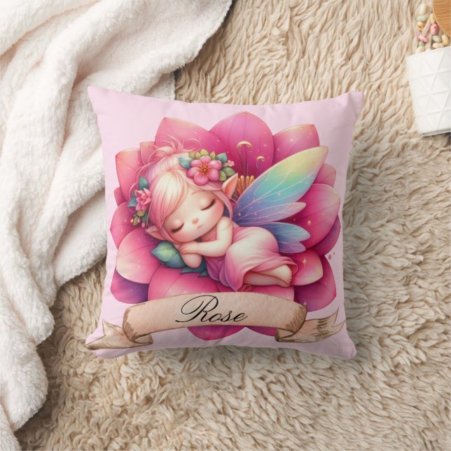 Niedliche Whimsical Blumenstrauß Träume Schlafmärc Kissen (Decke)