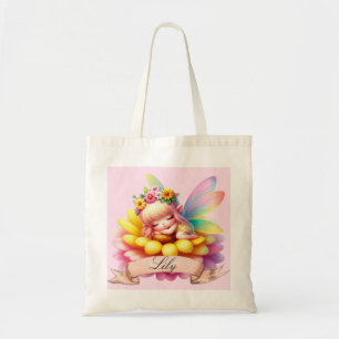 Niedliche Whimsical Blumenstrauß Träume Schlafmärc Tragetasche