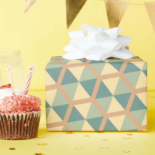 Niedliche Whimsical Radiant Initial Girlfriend Bir Geschenkpapier (Geburtstagsparty)