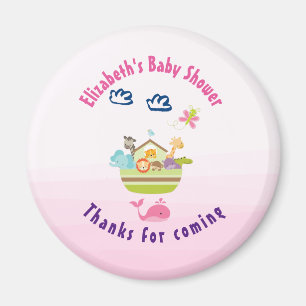 Niedliche Whimsical Zoo Animal Ark Baby Dusche Dan Magnet