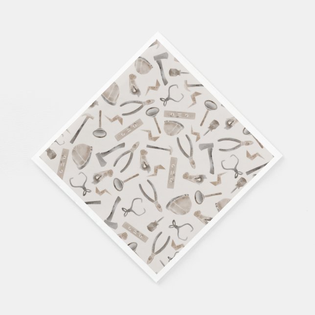 Niedliche Whimsikfarben Serviette (Ecke)