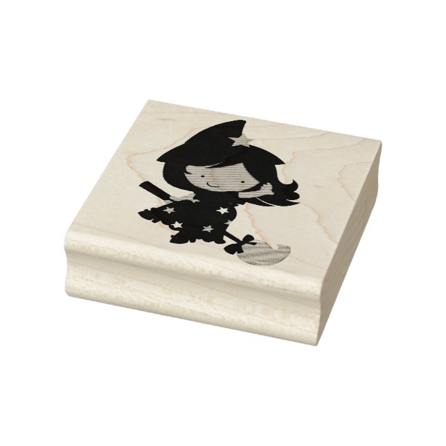 Niedliche Whimsikhexe Gummistempel (Stempel)