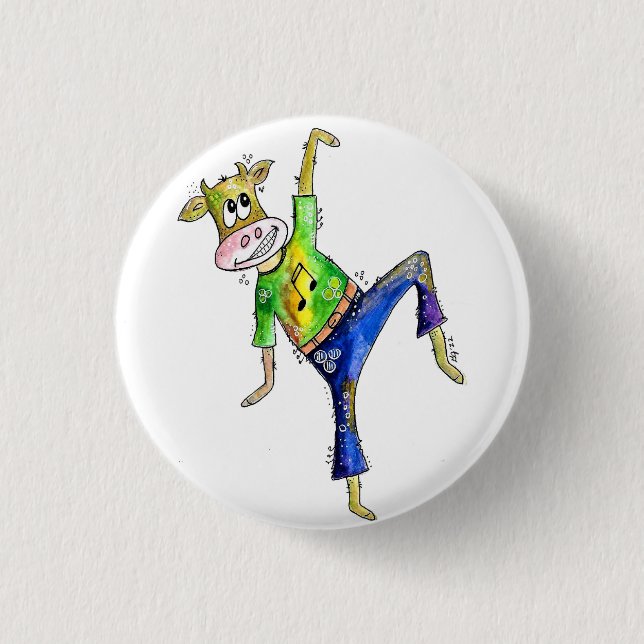 Niedliche Whimsikkuh Button (Vorderseite)