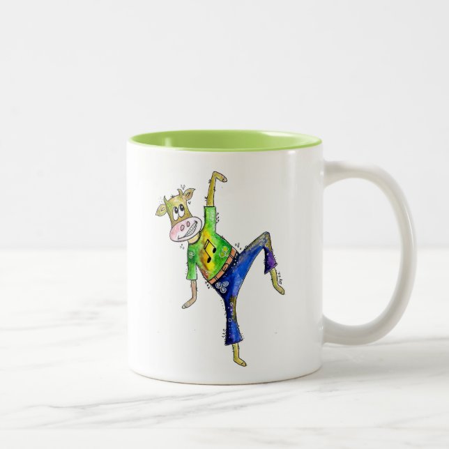 Niedliche Whimsikkuh Zweifarbige Tasse (Rechts)