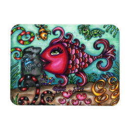Niedliche Whimsischer Fisch Meereswelt Originelle Magnet