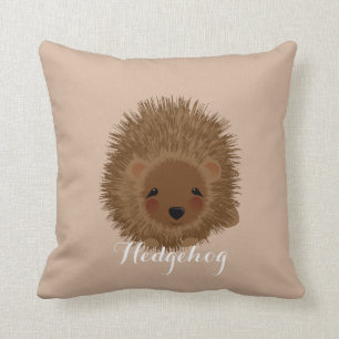 Niedliche Whimsy Little Igel Illustration Kissen