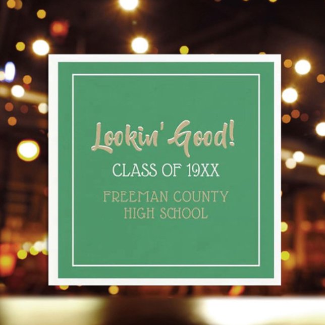 Niedliche Wiedersehen-Servietten der Klasse Serviette (Von Creator hochgeladen)