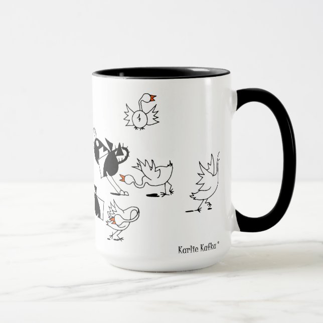 Niedliche wilde Gans - jagen Sie Tasse (Rechts)