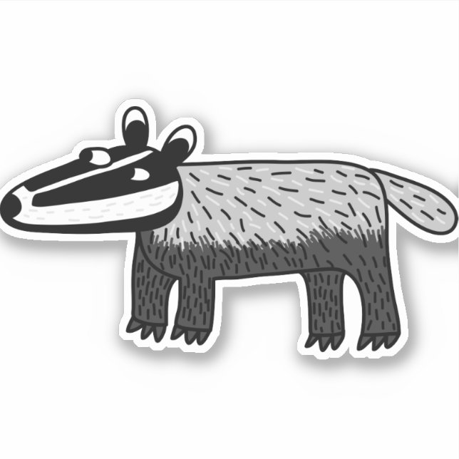 Niedliche Wildtiere Aufkleber (Vorderseite)