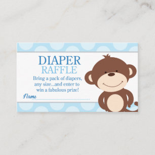 Niedliche Windschutzscheibe für Affen Babydusche Begleitkarte