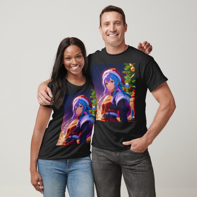 Niedliche Winteranime-Girl T-Shirt (Unisex)