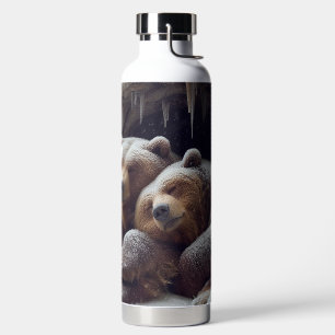 Niedliche Winterbären Trinkflasche