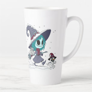 Niedliche Winterhexe Milchtasse