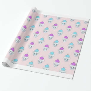 Niedliche Winterkätzchen Geschenkpapier