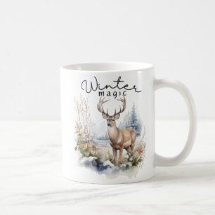 Niedliche Wintermagie/Hirsch Kaffeetasse