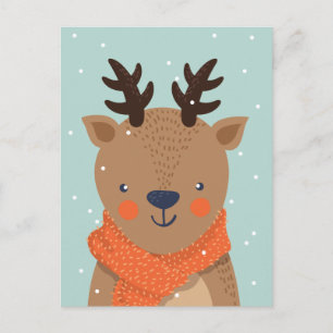 Niedliche Wintertaube-Postkarte Postkarte