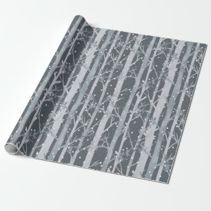 Niedliche Winterwälder Weihnachten Geschenkpapier