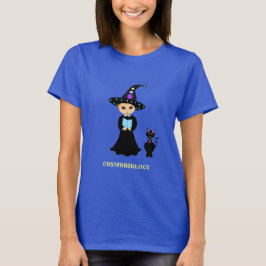Niedliche Wissenschaftler und Katze T-Shirt