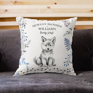 Niedliche Wolf cub Babydusche Babygeschenke person Kissen