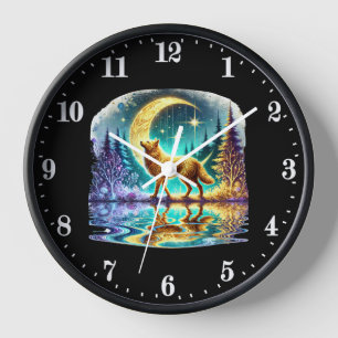 Niedliche Wolfsflieger Uhr