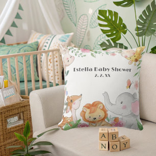 Niedliche Woodland Animals Kinderdusche Kissen