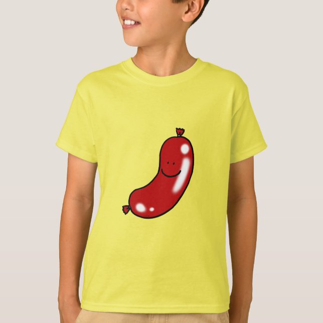 Niedliche Wurst T-Shirt (Vorderseite)