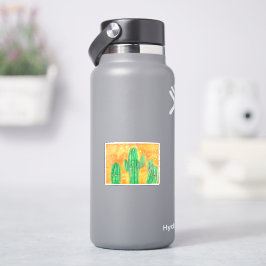 Niedliche Wüstenkaktus Aufkleber