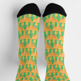 Niedliche Wüstenkaktus Socken
