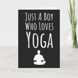 Niedliche Yoga-Karten für Jungen Kinder Yogi Karte