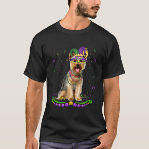 Niedliche Yorkshire-Karnevalsmaske Mardi Gras Do T-Shirt