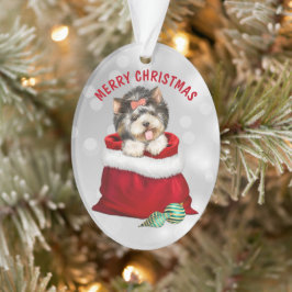 Niedliche Yorkshire Terrier Dog - Überraschungsges Ornament