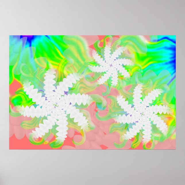 Niedliche Zähne-Zahnpünktchen Poster (Vorne)