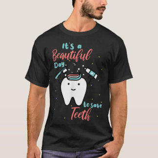 Niedliche Zahnseide Fairy Es ist ein schöner Tag T T-Shirt
