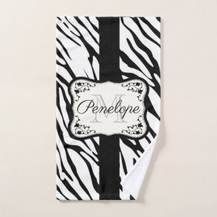 Niedliche Zebra Print Badhandtuch Set