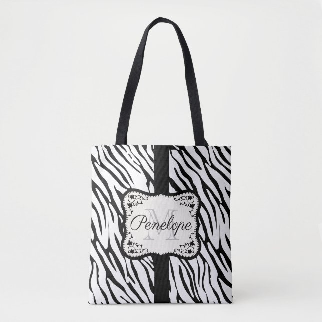 Niedliche Zebra Print Tasche (Vorderseite)