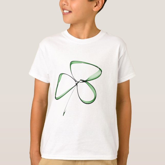 niedliche Zeichnung kleiner Klee T-Shirt (Vorderseite)