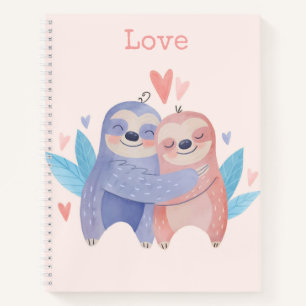 Niedliche Zeitnischen in der Liebe Notizbuch