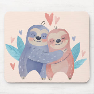 Niedliche Zeitnischen in Liebe Mousepad
