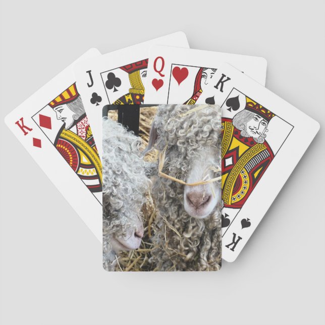 NIEDLICHE ZIEGEN SPIELKARTEN (Rückseite)