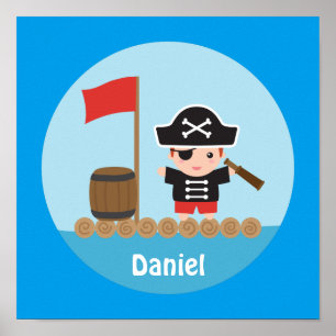 Niedliche Zimmerdekoration von Captain Ocean Raft  Poster